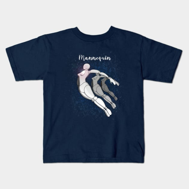 Mannequin space jump Kids T-Shirt by coxemy